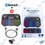 Mini Clavier Bluetooth Sans Fil LED